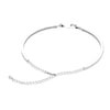 Round Diamond Hoop Set Bar Bangle