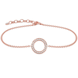 Diamond Pavé Circle Bracelet