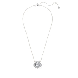 Snowflake Diamond Cluster Pendant