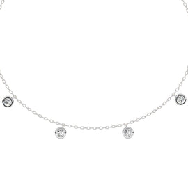 Round Six Drop Diamond Chain 1.20CT