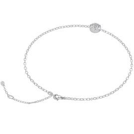 Round Rub Over Single Diamond Bracelet 0.50CT