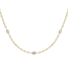 Marquise Trilogy Chain Necklace