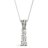 Round Triple Diamond Journey Pendant