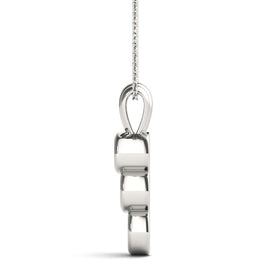 Round Triple Diamond Journey Pendant