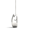 Round Triple Diamond Pear Drop Pendant