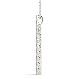 Diamond Pavé Cross Block Pendant