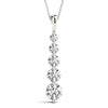 Drop Journey Round Diamond Pendant