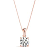 Round Diamond Solitaire Pendant