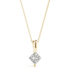 Princess Diamond Solitaire Pendant