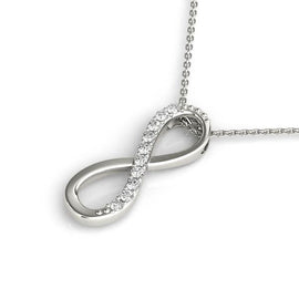 Infinity Diamond Pavé Pendant