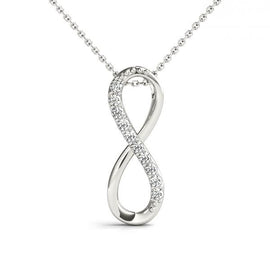 Infinity Diamond Pavé Pendant