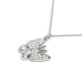 Butterfly Diamond Pavé Pendant