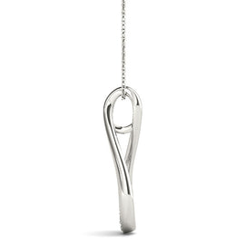 Drop Diamond Pavé Pendant