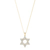 Star of David Diamond Pavé Pendant Necklace