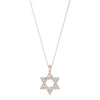 Star of David Diamond Pavé Pendant Necklace