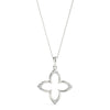 Diamond Tip Clover Pendant