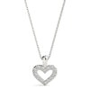 Diamond Pavé Mini Heart Pendant 0.50CT