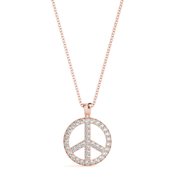 Peace Diamond Pavé Pendant