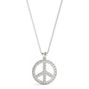 Peace Diamond Pavé Pendant