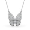 Butterfly Oval Diamond Pavé Pendant