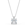 Round Diamond Solitaire Pendant