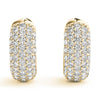 Huggie Pavé Diamond Earrings