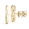 Infinity Pavé Diamond Stud Earrings