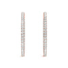 Pavé Hoop Diamond Earrings