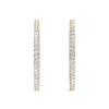 Pavé Hoop Diamond Earrings