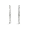 Pavé Hoop Diamond Earrings