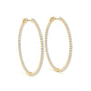 Pavé Diamond Hoop Earrings