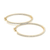 Pavé Diamond Hoop Earrings