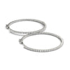 Pavé Diamond Hoop Earrings