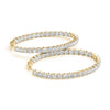 Round Diamond Pavé Hoop Earrings