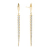 Point Drop Pavé Diamond Earrings