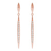 Point Drop Pavé Diamond Earrings