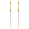 Point Drop Pavé Diamond Earrings