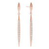 Point Drop Pavé Diamond Earrings