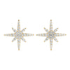 North Star Pavé Diamond Drop Earrings