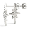 North Star Pavé Diamond Drop Earrings