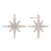 North Star Pavé Diamond Drop Earrings