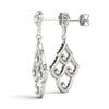 Diamond Pavé Novelty Drop Earrings 1CT