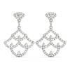 Diamond Pavé Novelty Drop Earrings 1CT