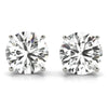 Round Stud Diamond Earrings