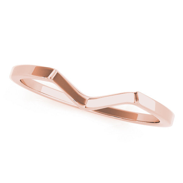 Curved Plain Wedding Ring