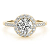 Round Halo Engagement Ring