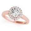 Round Halo Engagement Ring