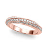 Twisted Pavé Wedding Ring