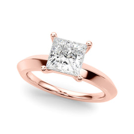 Princess Solitaire Engagement Ring