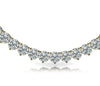 Round Diamond Modern Tennis Necklace